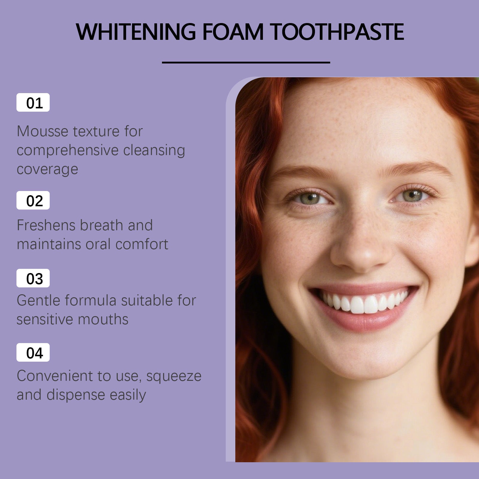 Press-Type Teeth Cleaning Mousse