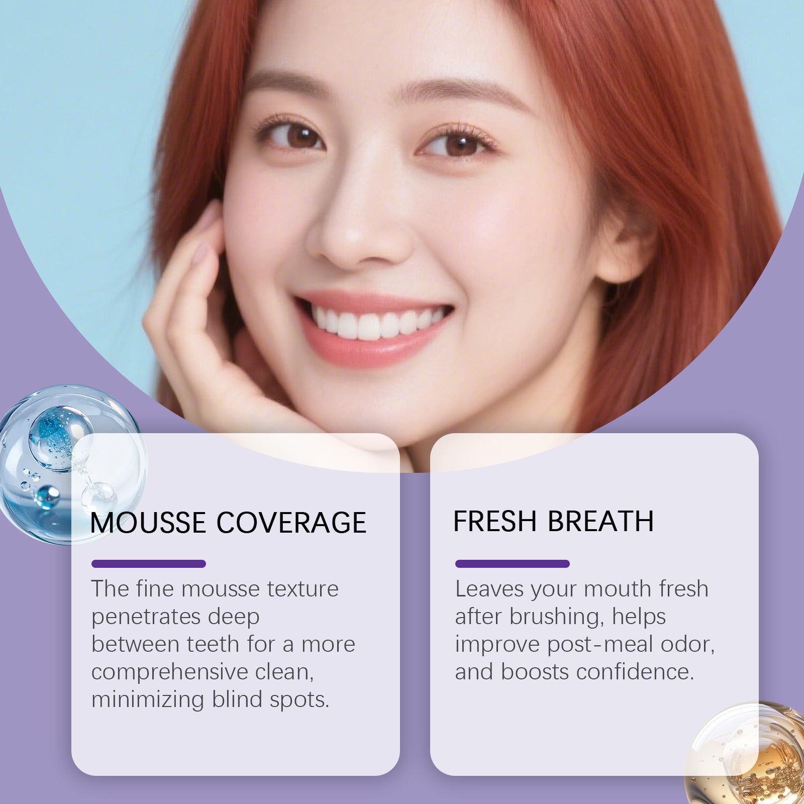 Press-Type Teeth Cleaning Mousse
