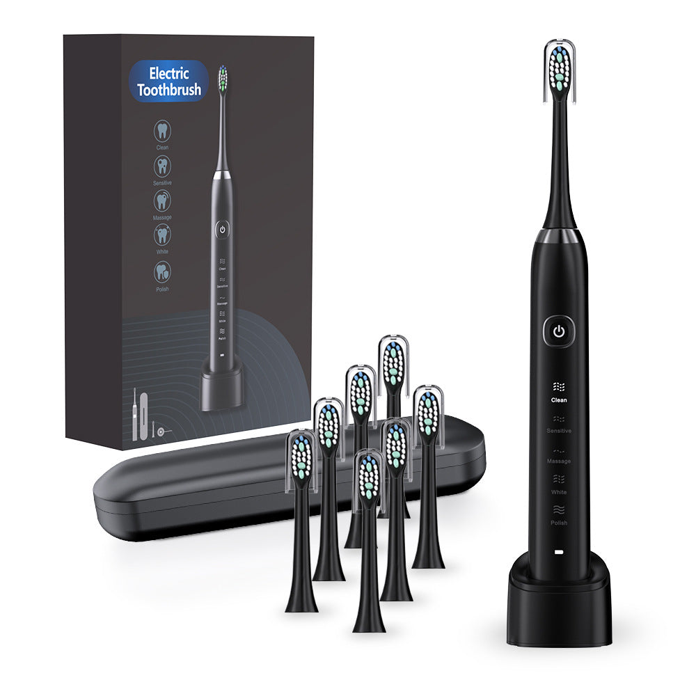 5-level induction charging 8-brush-head sonic electric toothbrush