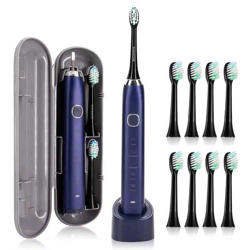 5-level induction charging 8-brush-head sonic electric toothbrush