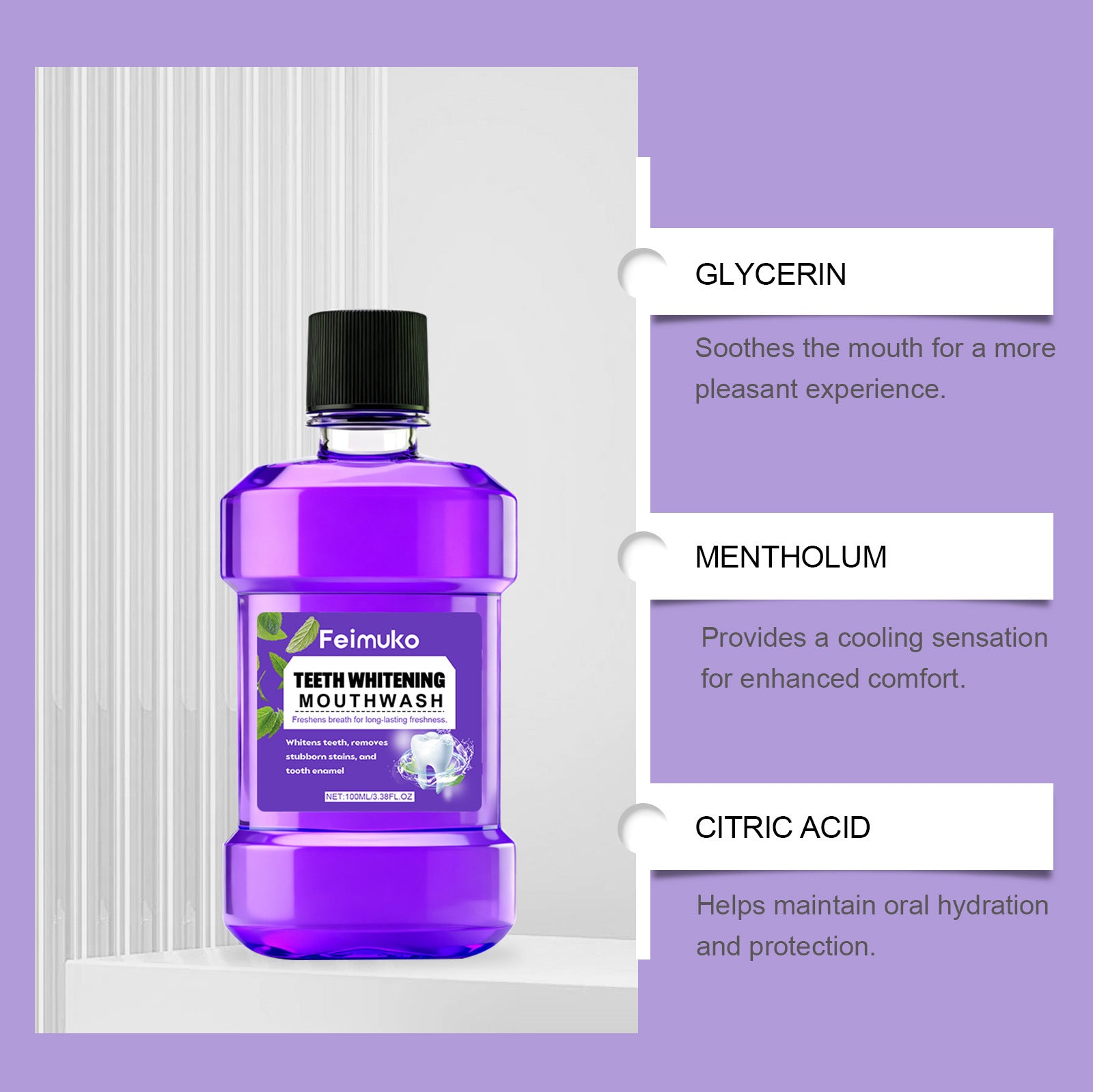 Mint Fresh Mouthwash for Oral Care